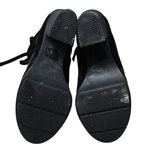 Prada Black Suede Boots | Size 10 - Picture 7 of 12